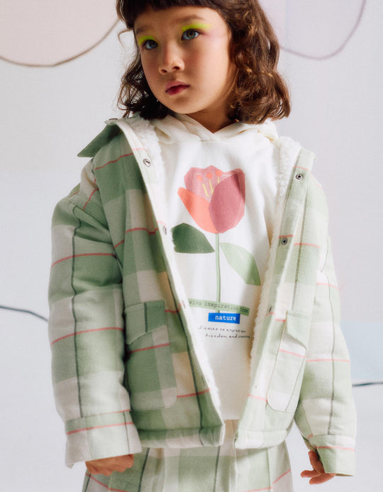 جاكيت فلانيل، أخضر فاتح، SMS 5/6