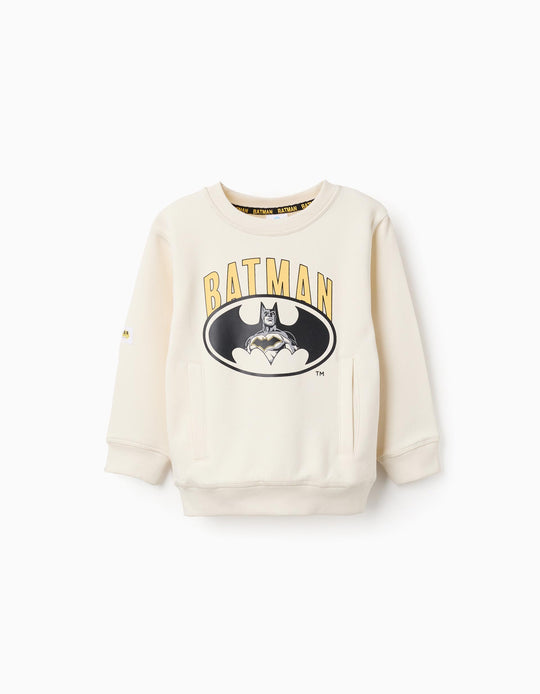 Fun, casual and comfortable sweatshirt for boy, beige