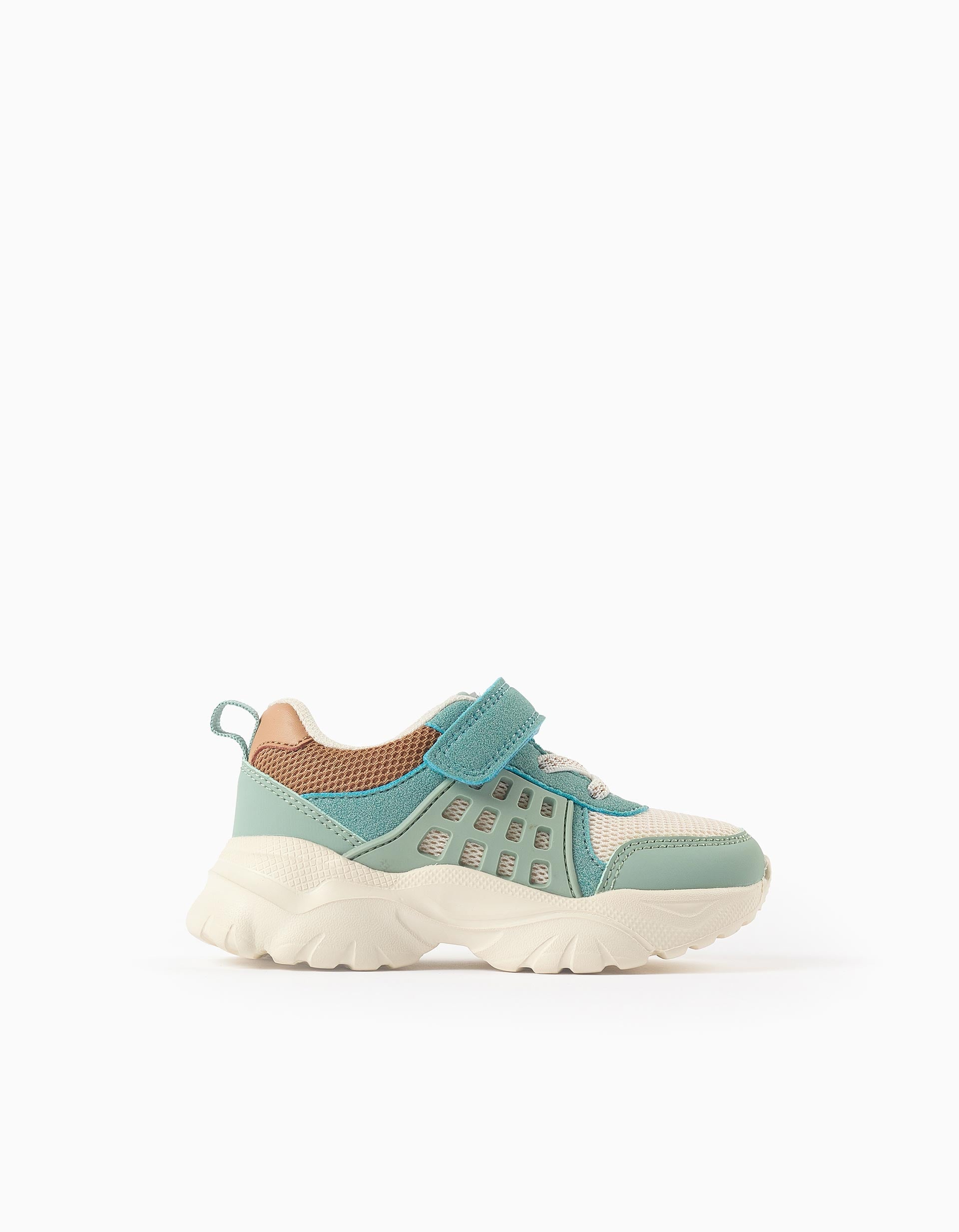 Superlight Runner Trainers for Baby Boys, Blue/Camel | La vie en Rose | KSA