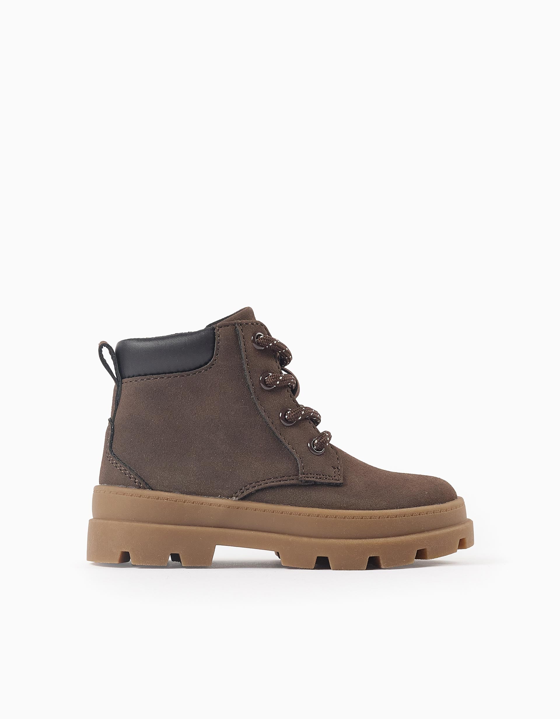 Mountain Boots for Baby Boys, Dark Brown | Ziddy KSA