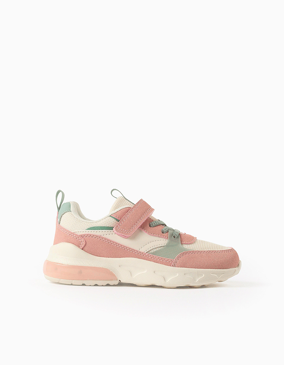 Light-up Trainers for Newborn Girls 'Superlight Runner', Pink/Beige | La vie en Rose | KSA