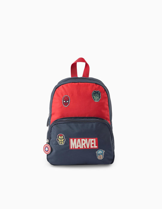 Marvel Embroidered Backpack for Babies and Boys, Dark Blue/Red