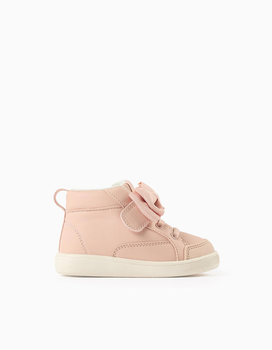 SNEAKER HI TOP, LIGHT PINK, 19
