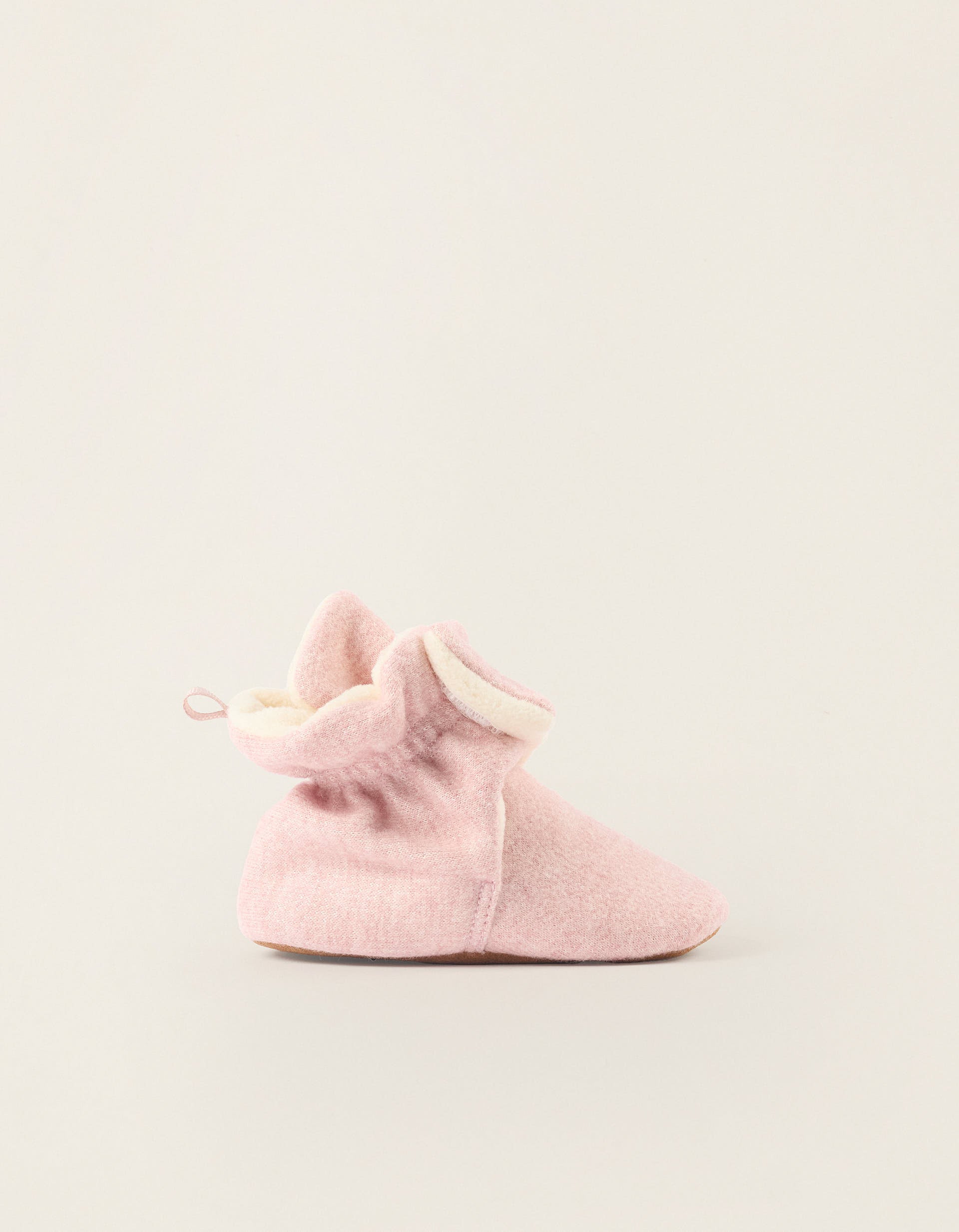 Flexible Boots with Fleece Lining for Newborn Girls, Pink | Ziddy KSA