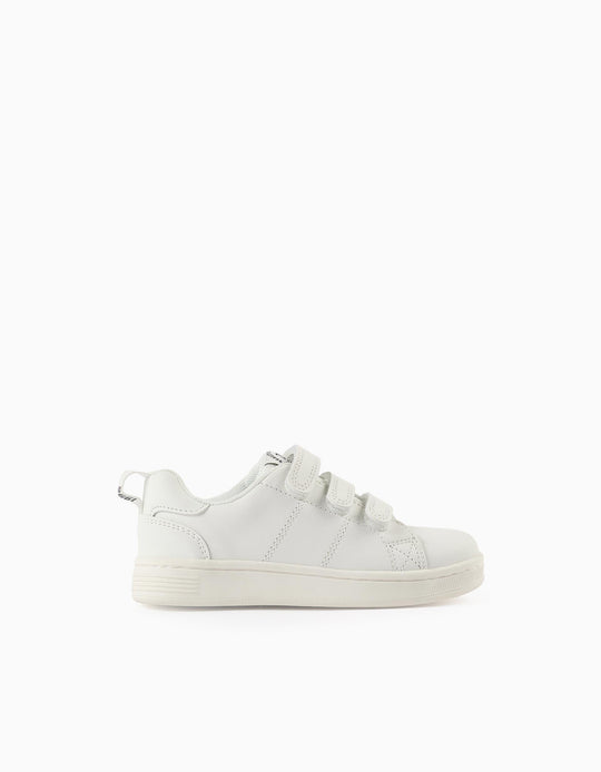 Touch Fastening Trainers for Children 'ZY 1996', White