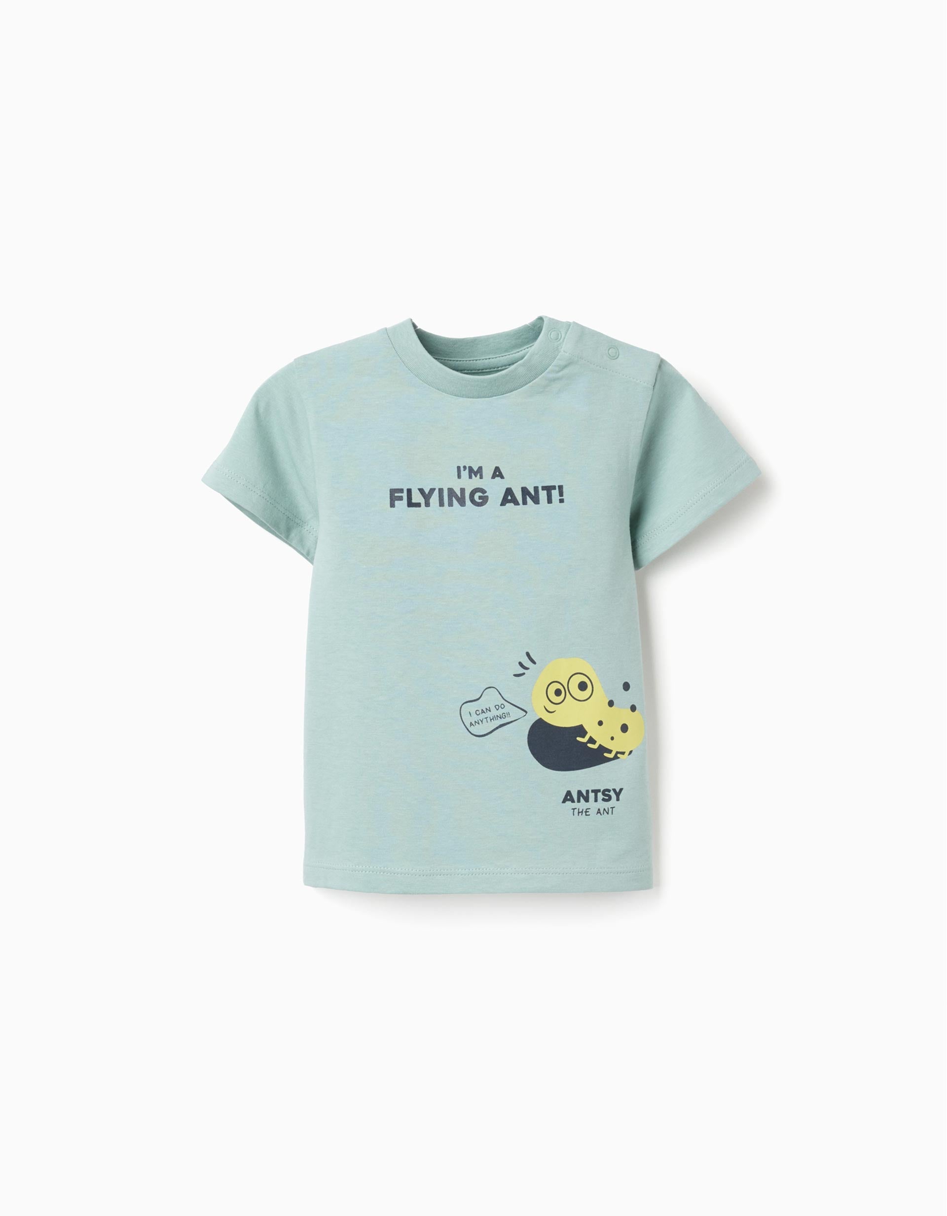 SS TSHIRT JERSEY, LIGHT GREEN, 9/12M | Ziddy KSA