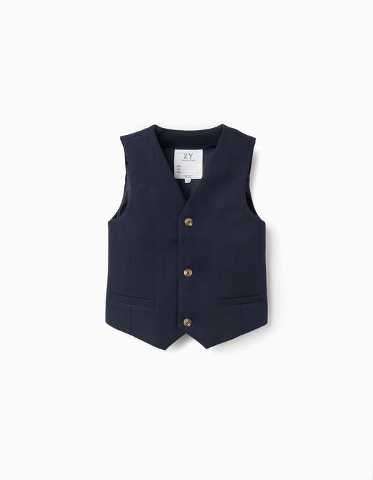 VEST PIQUE  NIGHT BLUE