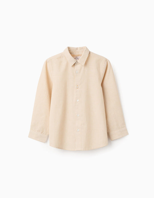 LS SHIRT COTTON  YELLOW