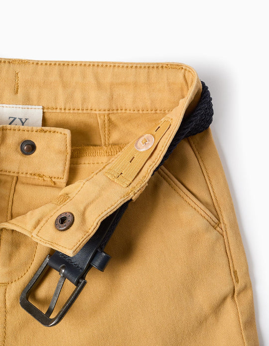 CHINO SHORTS TWILL  YELLOW