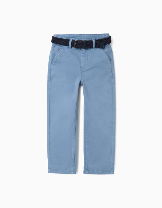 CHINO PANTS TWILL  BLUE