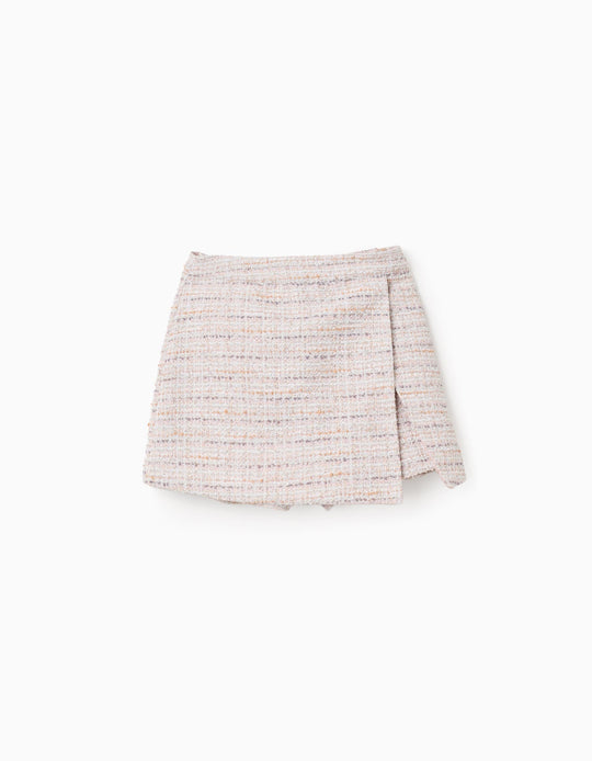 SKORT TWEED, LIGHT PINK, 8/9