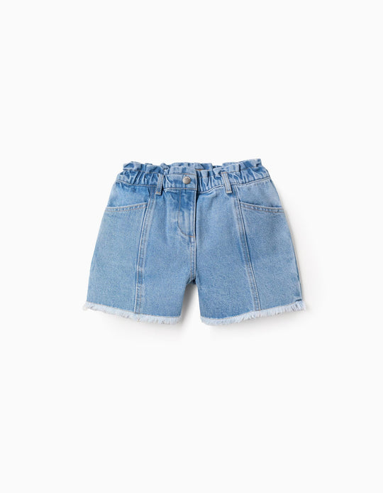 SHORTS DENIM, LIGHT BLUE, SMS