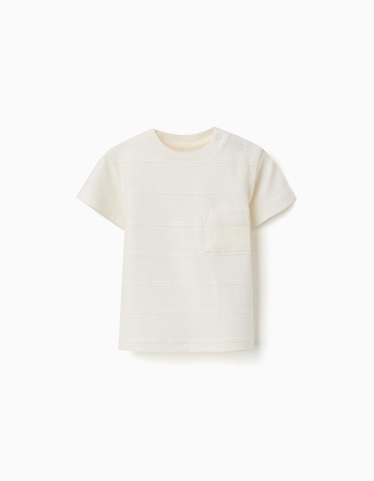 Tshirt Jacquard White