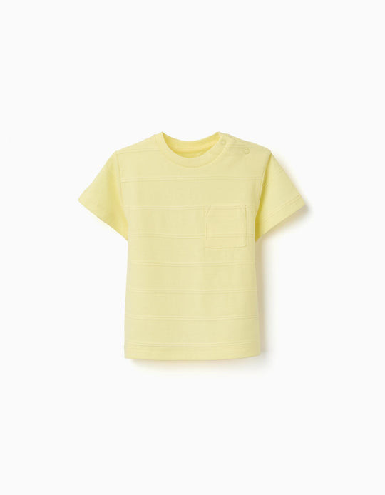 Tshirt Jacquard Yellow Sms