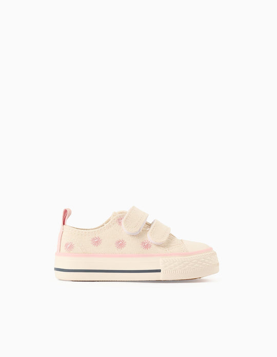 50 SNEAKER CANVAS For BABY GIRL LIGHT BEIGE