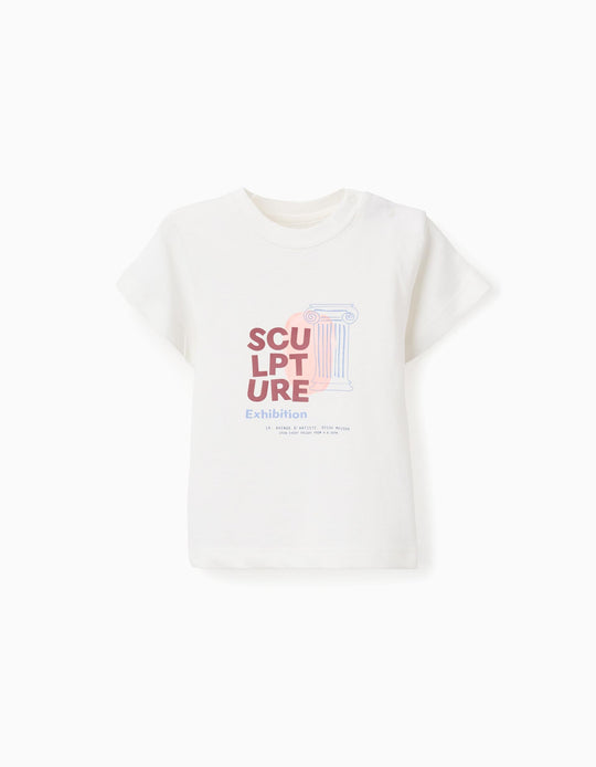 TSHIRT SS JERSEY For BABY BOY WHITE