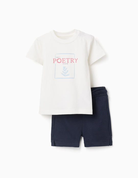 Set Tshirt Short Night Blue Sms