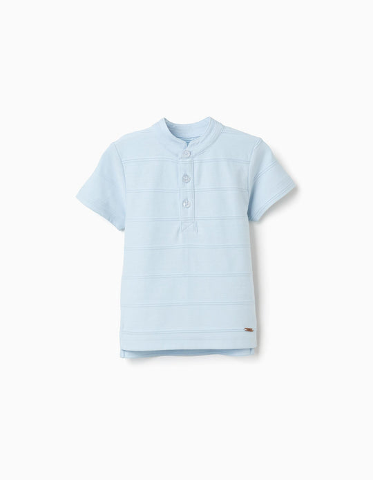Shirt Jacquard Light Blue