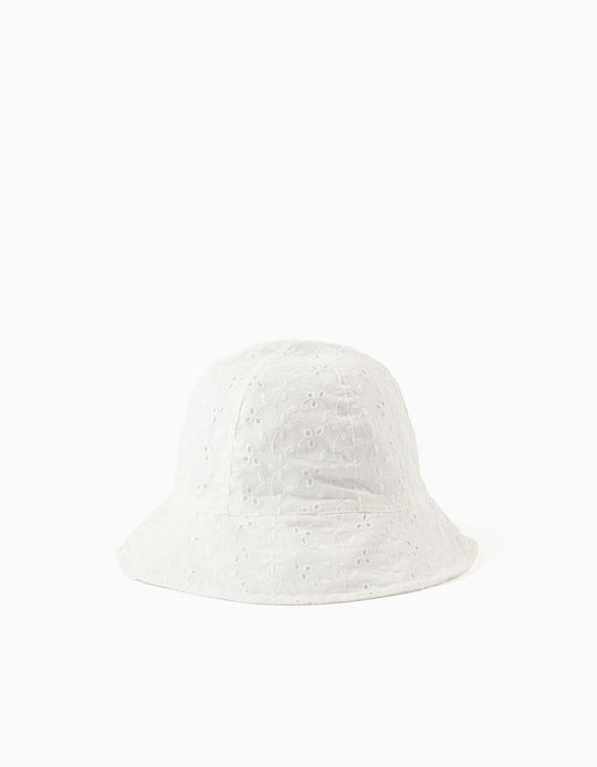 HAT EMBROIDERY For  GIRL LIGHT BEIGE
