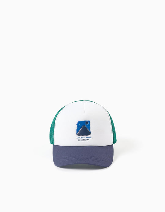 CAP MESH NEOPRENE, NIGHT BLUE, 6/7Y