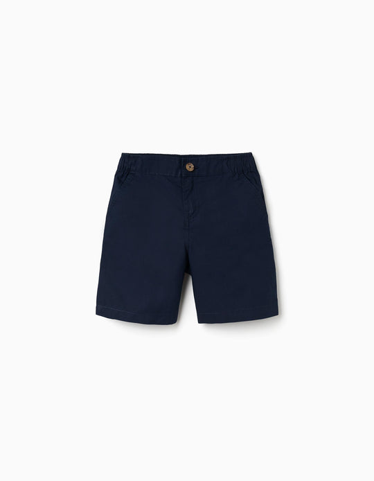Shorts Poplin, Dark Blue