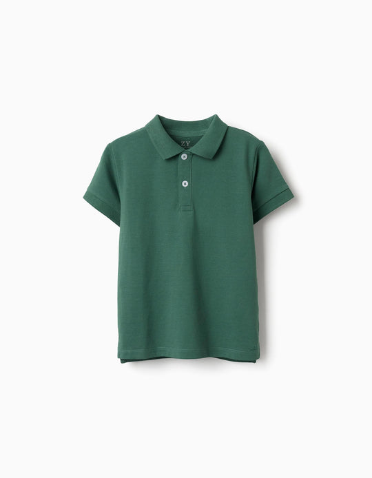 Shirt Pique Dark Green