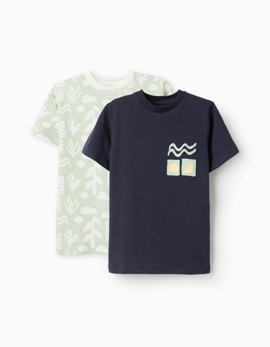 P2 Tshirt Jersey Dark Blue
