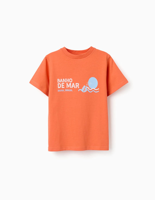 Tshirt Ss Jersey, Dark Orange