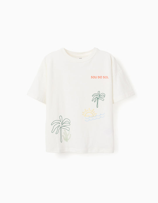 Tshirt Ss Jersey, White