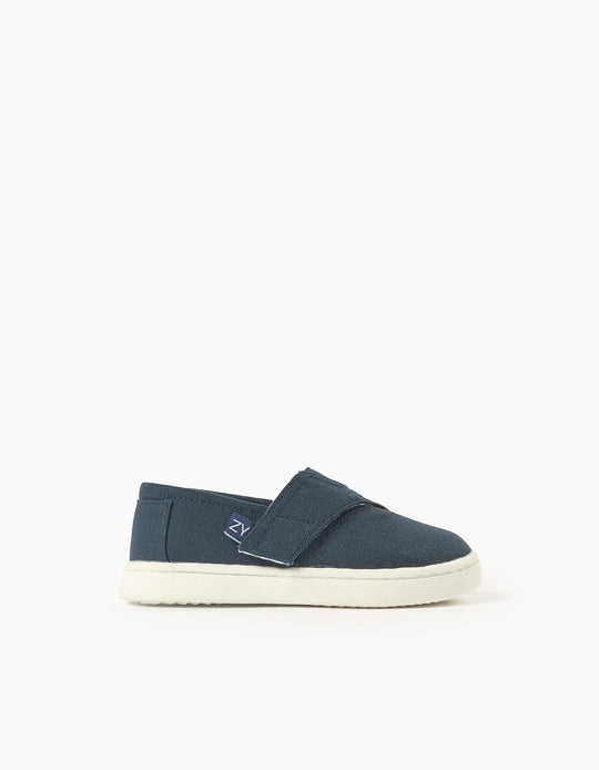 SHOE W VELCRO, NIGHT BLUE, 24