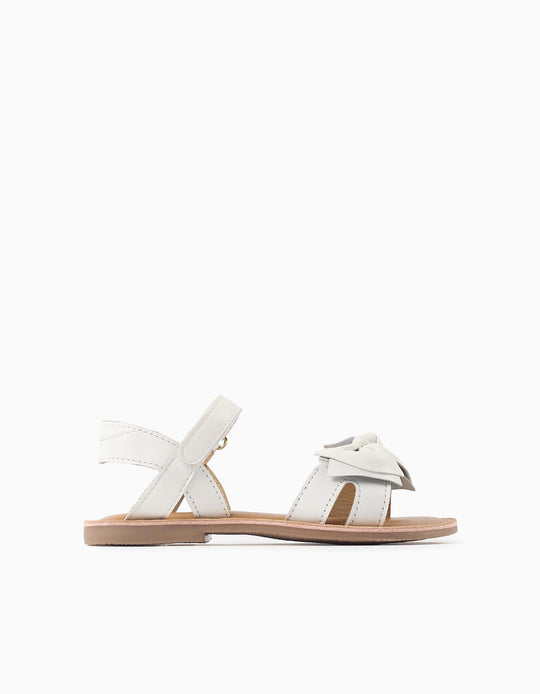 Sandal In Leather, White