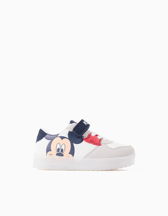 Light-up combined trainers with Mickey for baby boys, multicolour