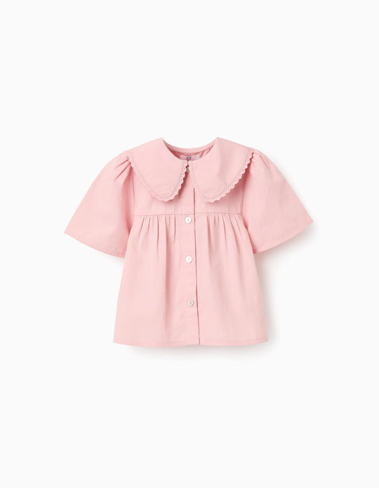 SS SHIRT POPLIN For BABY GIRL LIGHT PINK