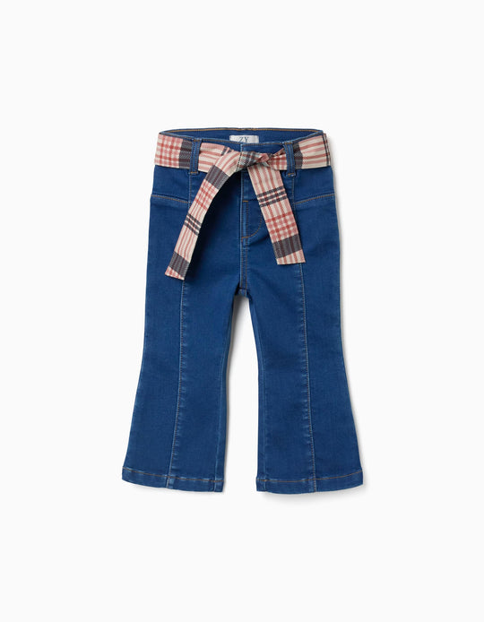 Pants Knit Denim, Medium Denim