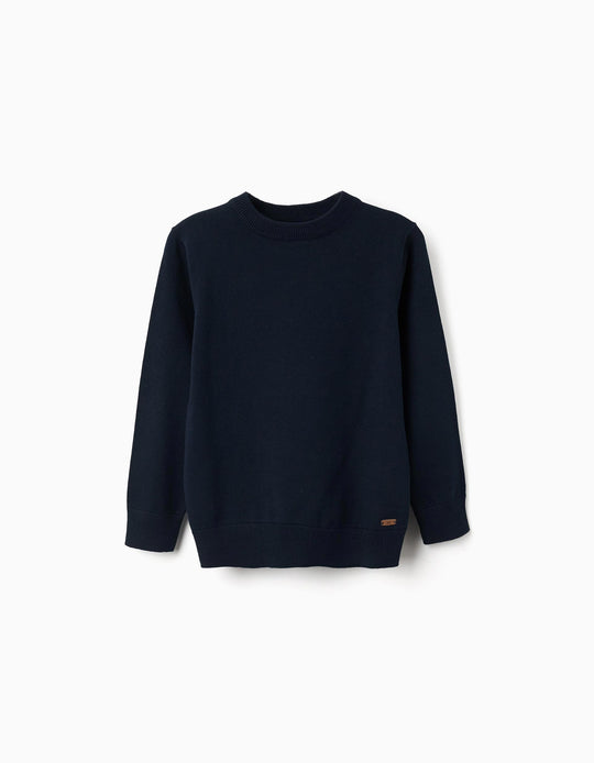 Sweat Knitted, Dark Blue
