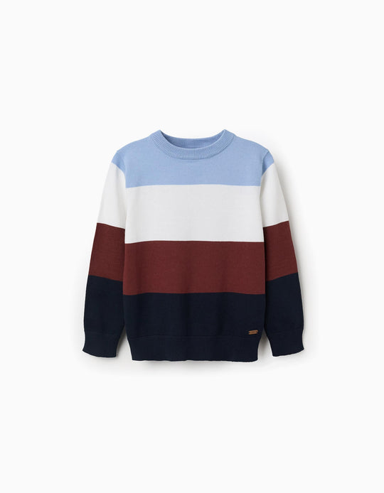 Sweat Knitted, Light Blue