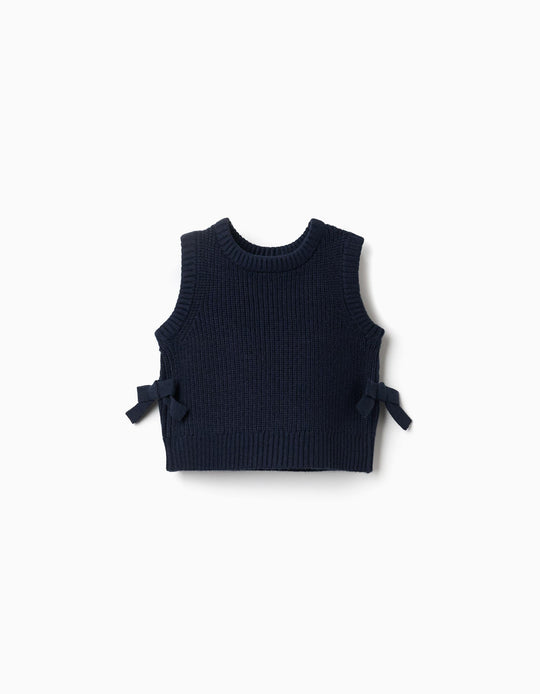 Vest Knit Best, Dark Blue