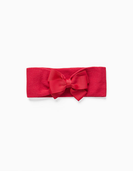 Wide Headband For Babies And Girls Red