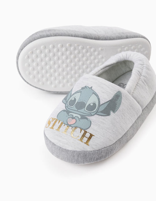 Christmas Slippers for Boys 'Mickey, Pluto & Goofy', Grey