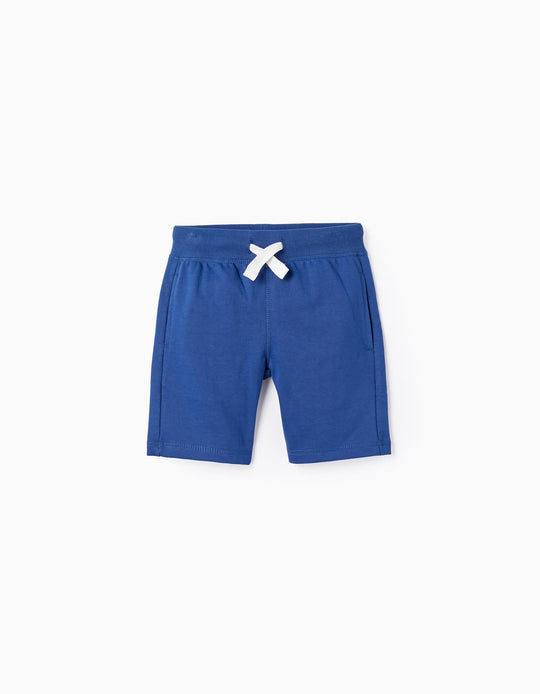 COTTON SHORTS FOR BOYS DARK BLUE