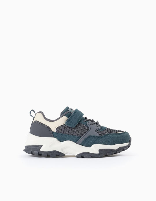 أحذية رياضية للأولاد "ZY سوبرلايت"، أخضر/رمادي داكن