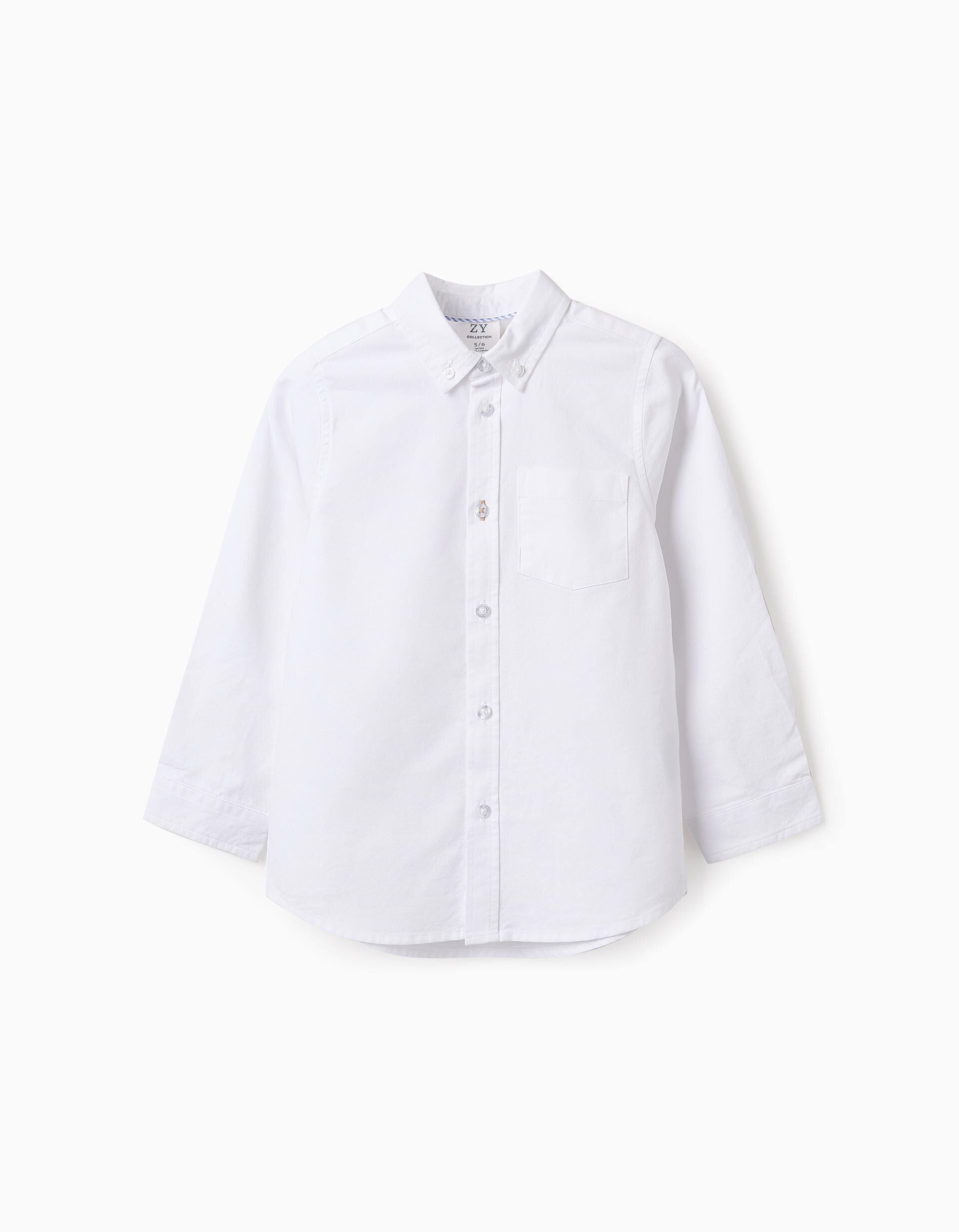 Cotton Shirt for Boys White | Saudi Arabia