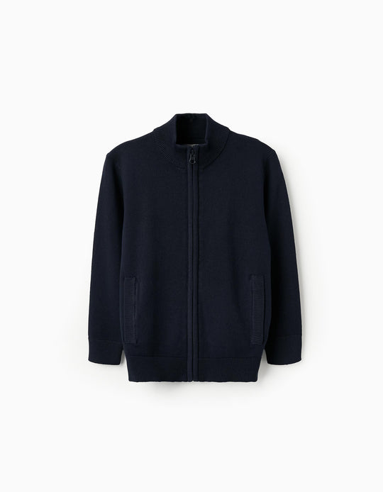 سترة للأولاد باللون الأزرق الداكن